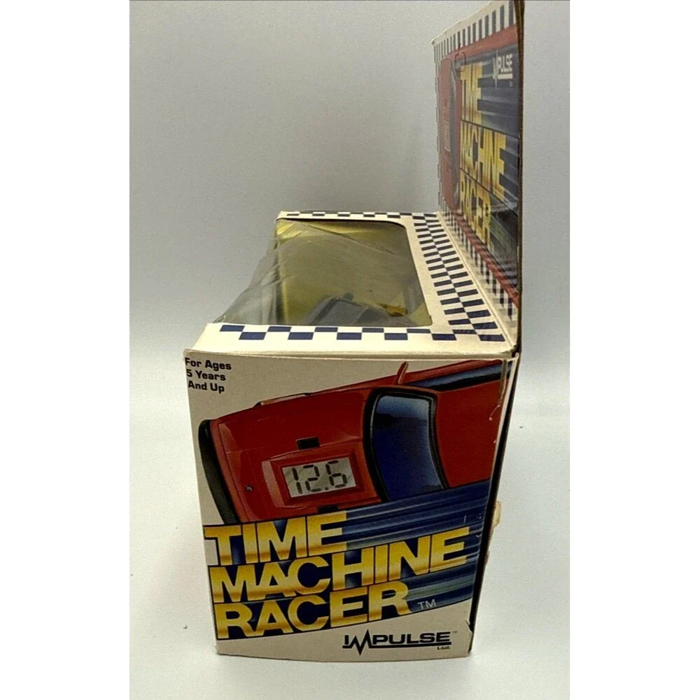 Time Machine Racer By Impulse, Black Trans AM, Plastic on Box Wrinkled, See Pics